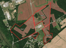 29+/- Acres of Farm and Timber Land For Sale In Robeson County, NC!