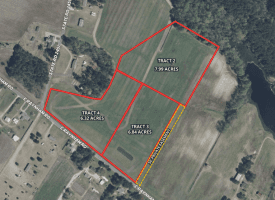 Tract 3 Raynham Rd 6.84 +/- Acres of Residential or Recreational Land For Sale in Robeson County, NC!
